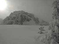 Vezhen in winter, Vezhen Peak photo