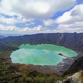 Chichón (Chichonal) volcano crater, El Chichón