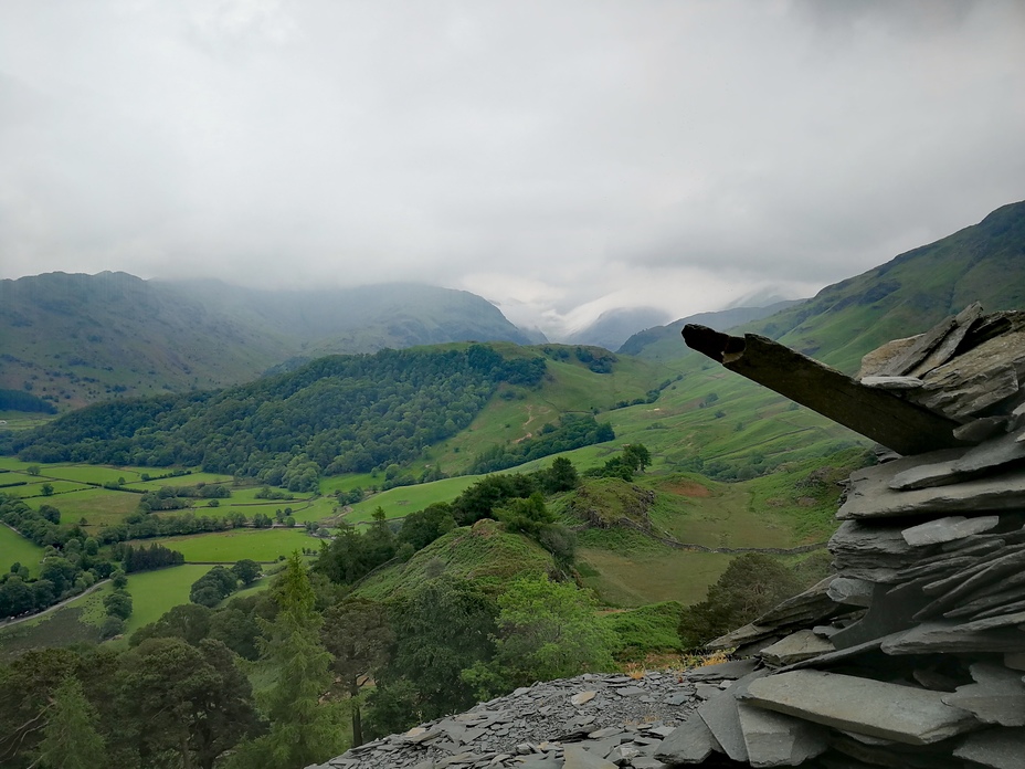 Castle Crag views in the Lake District 