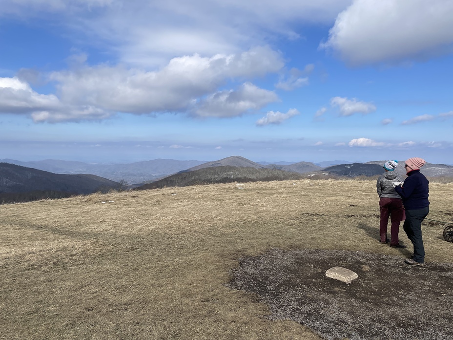 Max in the wind and cold, Max Patch