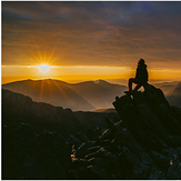 sunset, Glyder Fach