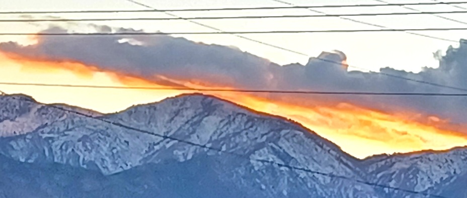 Mt. Graham sunset, Mount Graham