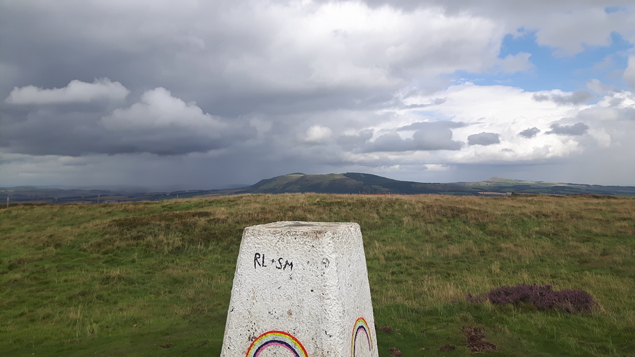 The Lomonds from Benarty Hill Summit