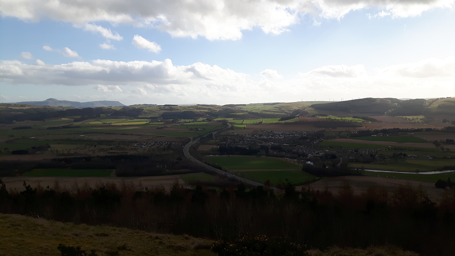 Bridge of Earn from Moncrieff Hill, Moncreiffe Hill