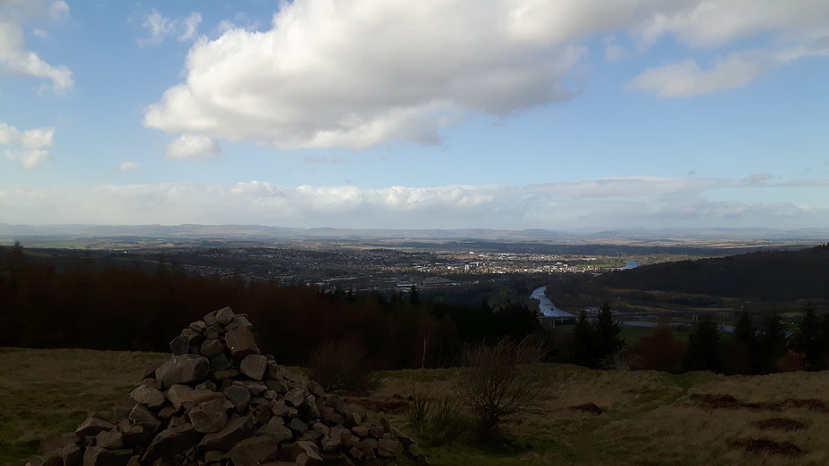 Perth from Moncrieff Hill, Moncreiffe Hill