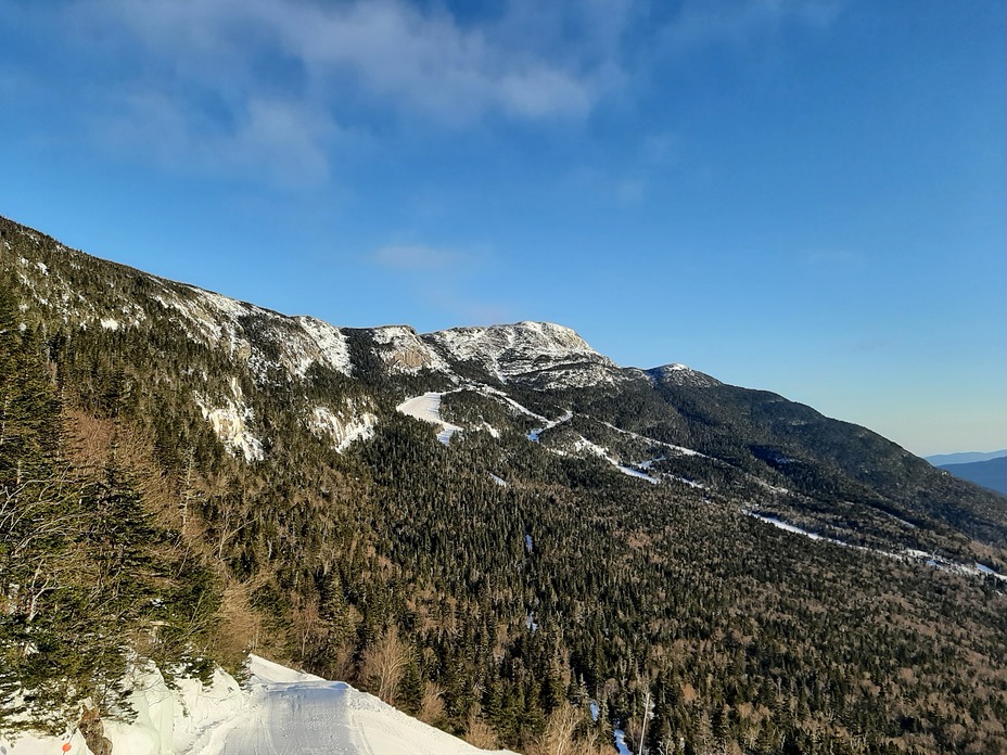 Chin from nosedive, Mount Mansfield