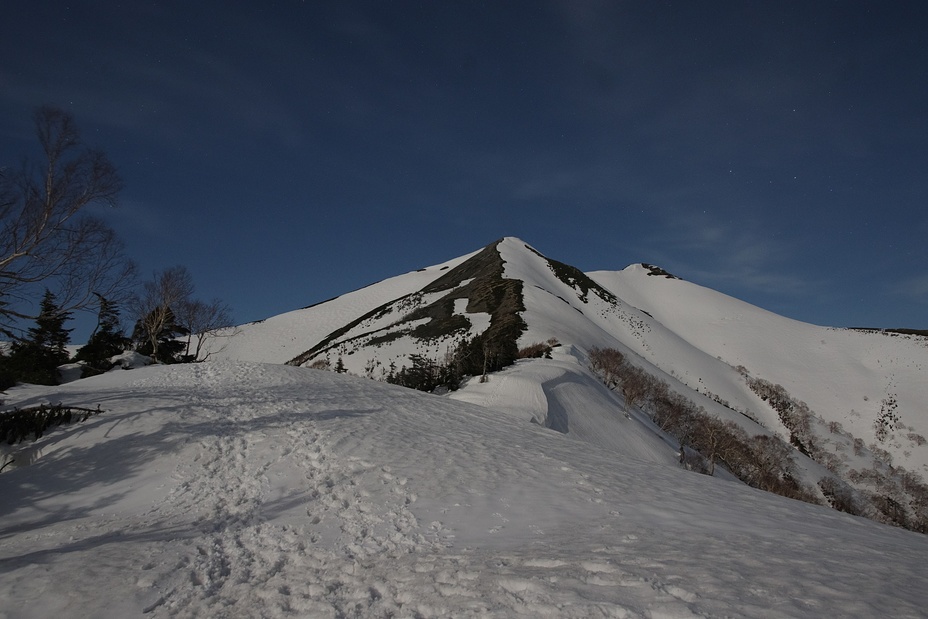 ジャックションピークからの爺ヶ岳（南峰）, Kashima Yarigatake