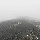 A blizzardy Skiddaw summit in the Lake District
