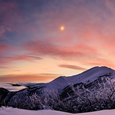 Mt Feathertop at sunrise, Mount Feathertop