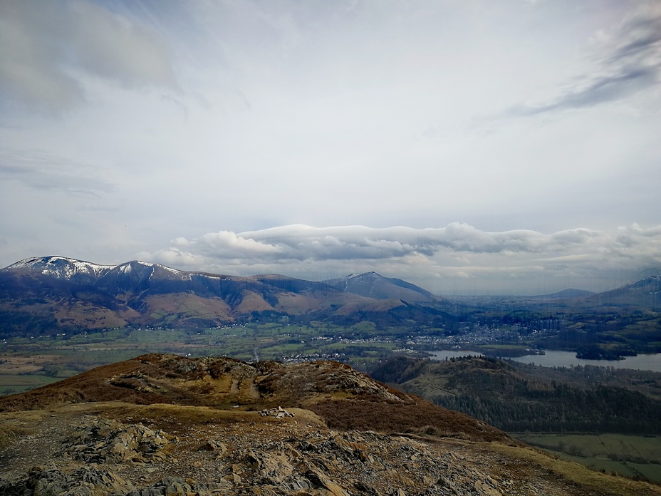 Barrow view over the northern Lake District, Barrow (Lake District)