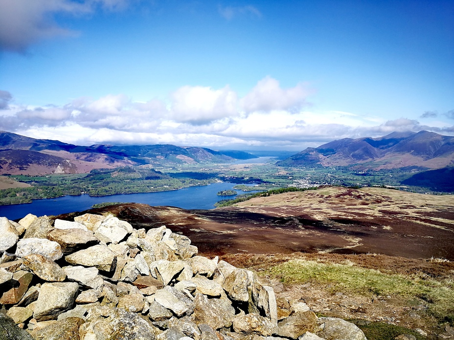 View from Bleaberry Fell overlooking Derwent Water