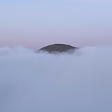 Peaking through the clouds, Galtymore