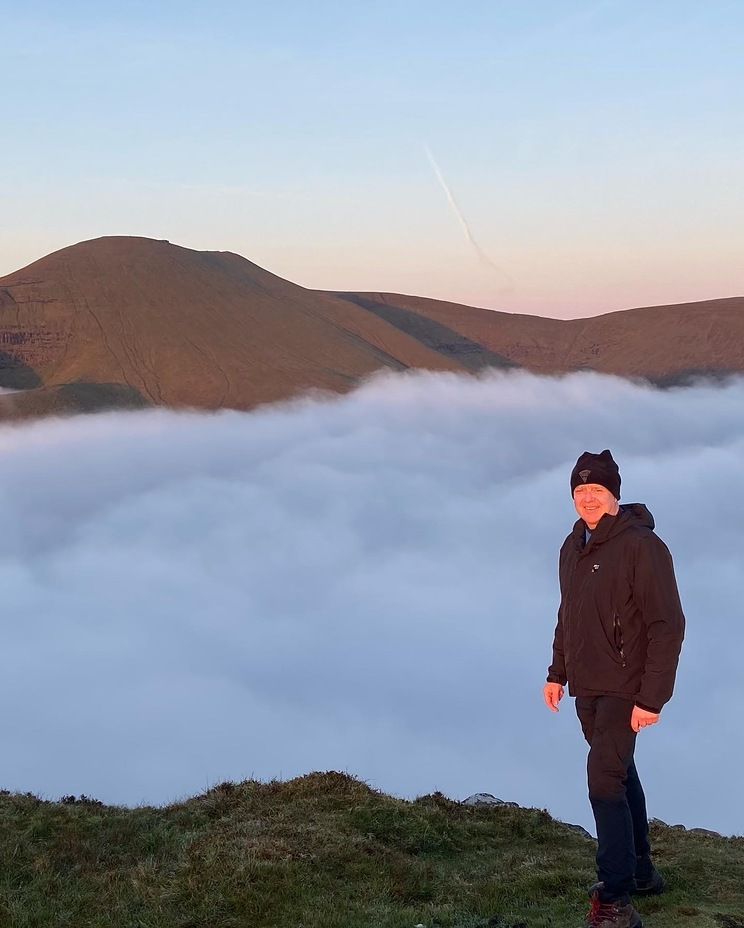 Galtee Mór peaking through the clouds, Galtymore