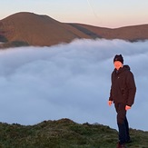 Galtee Mór peaking through the clouds, Galtymore