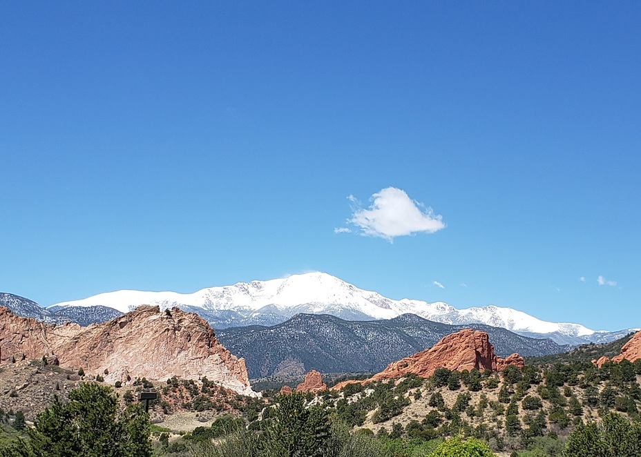 Pike's Peak from Garden of the Gods, Pikes Peak