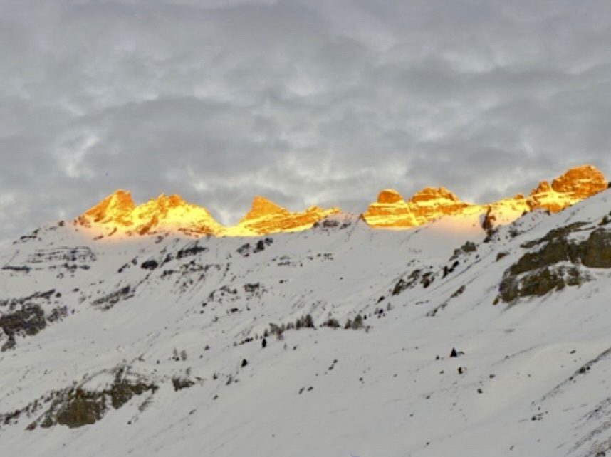 Burning sunrise, Dents du Midi