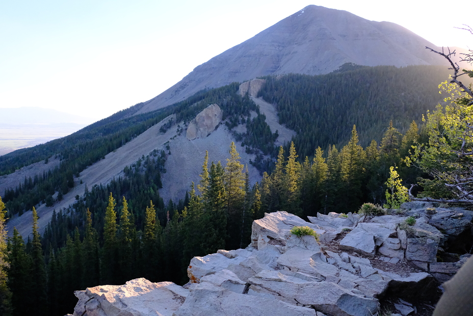 Sunrise up the West Peak trail, West Spanish Peak