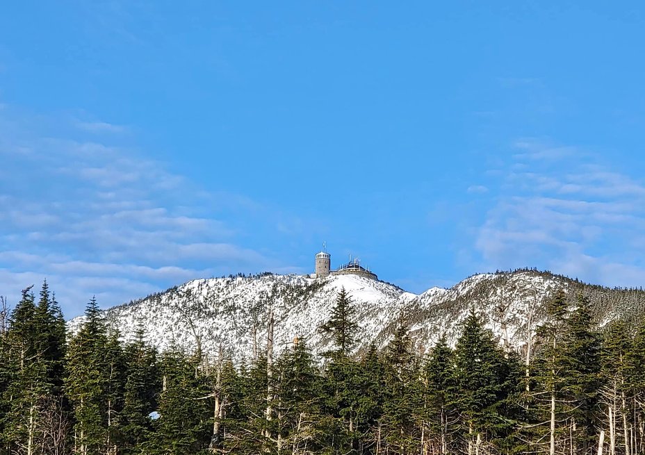 View of Whiteface summit from ski line, Whiteface Mountain