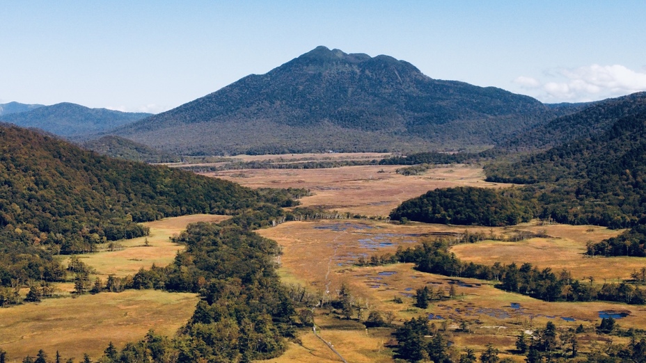 Oze marshland in outumn, Hiuchi