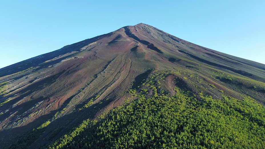 Mount Fuji on Aug 16th 2021, Fuji-san