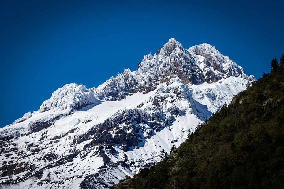 Vista a la canaleta, Sierra Velluda