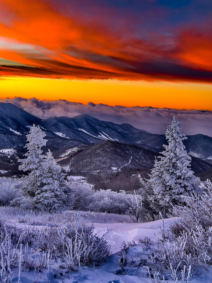 Subzero Sunrise, Roan High Knob