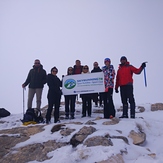 Skyrunning Türkiye® team at the Bakırlı peak, Bakirtepe