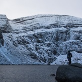 Coumshingaun lake in winter, Comeragh Mountains