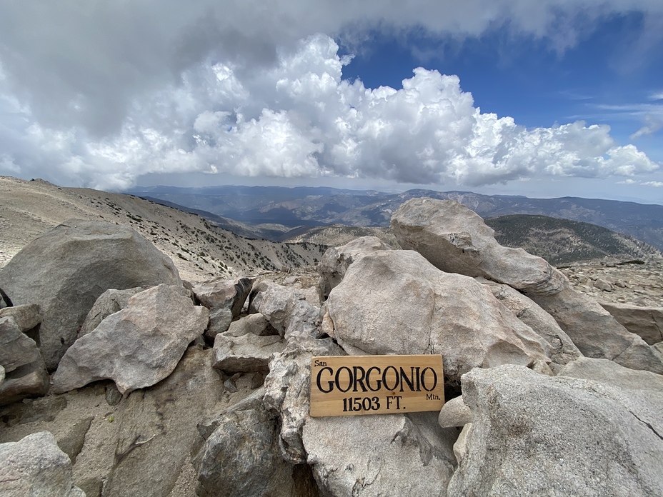 Monsoon building at the peak, San Gorgonio