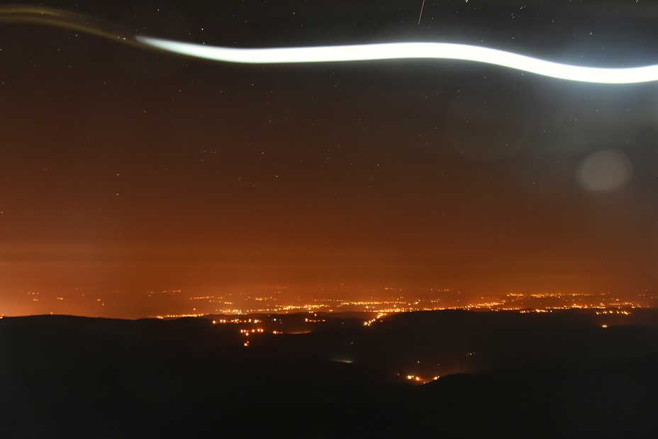 Noćni pogled sa vrha Željina