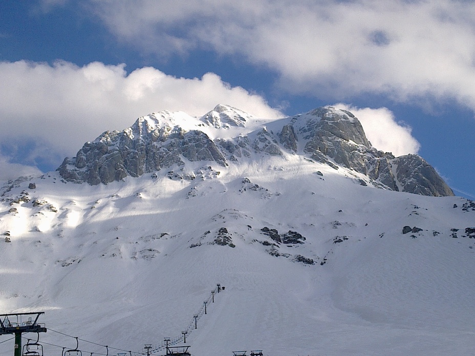 Corno Piccolo from Prati di Tivo, Corno Grande