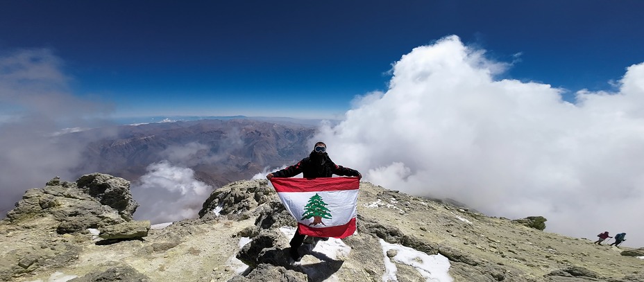 Edgar Awad at Mount Damavand, Damavand (دماوند)