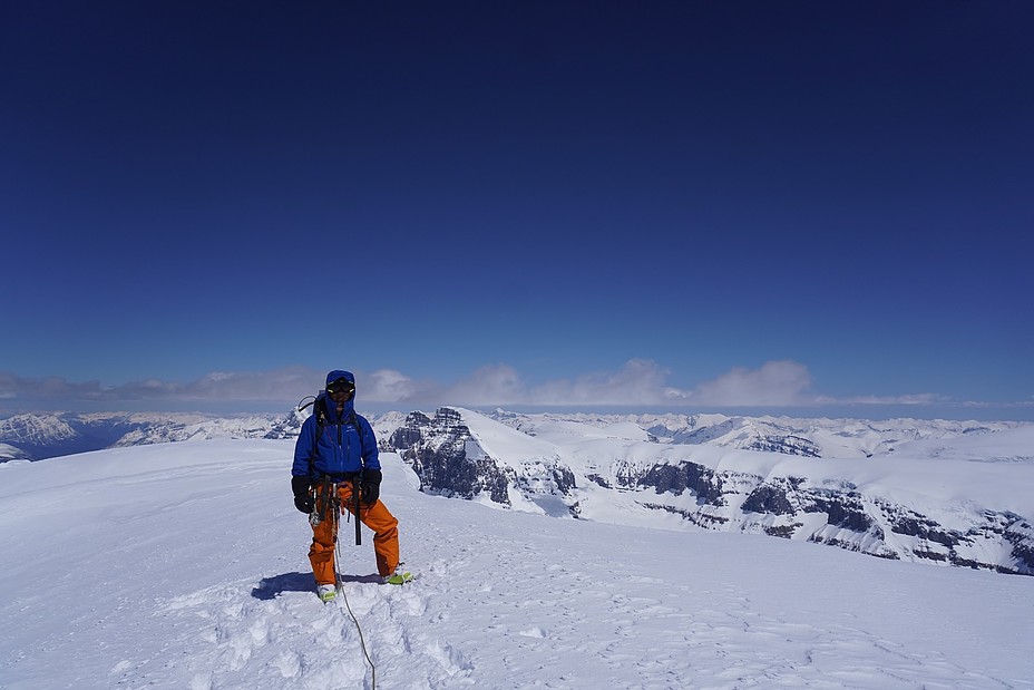 Summit of Mount Columbia, North Twin Peak