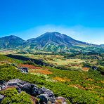 Mt. Asahi, early autumn.