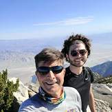 San Jacinto summit by 9:am via Marion Mtn trailhead.  James Alvernaz & son Jared  8/14/22, Mount San Jacinto Peak