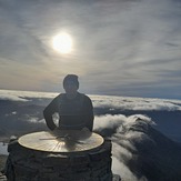 Early morning trig point, Snowdon