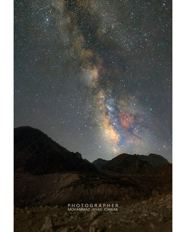 کهکشان راه شیری بر بلندای علم‌کوه, Alam Kuh or Alum Kooh