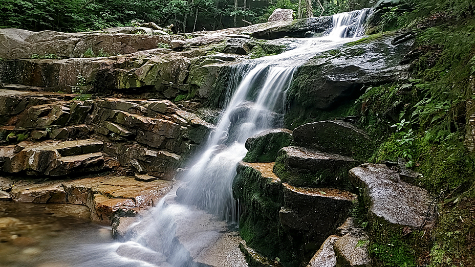falling water falls, Mount Lafayette