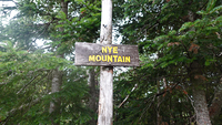 nye sign, Nye Mountain photo