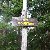 nye sign, Nye Mountain