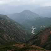 View from Mt. Goryu, Goryu Dake