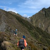 Towards Knife Edge - Mt Matthews, Mount Matthews