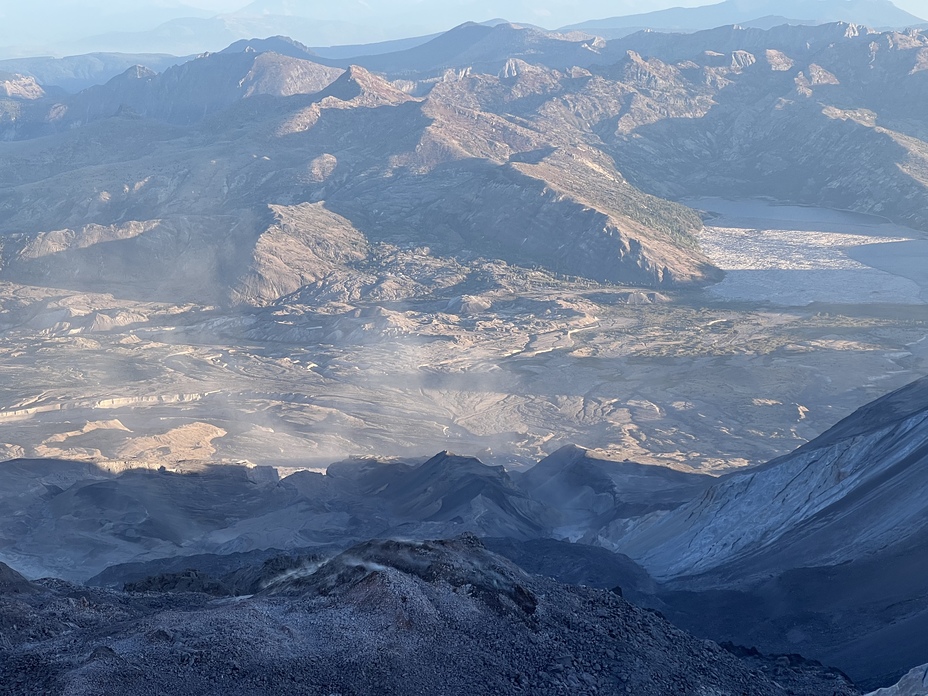 Sunrise hike, Mount Saint Helens