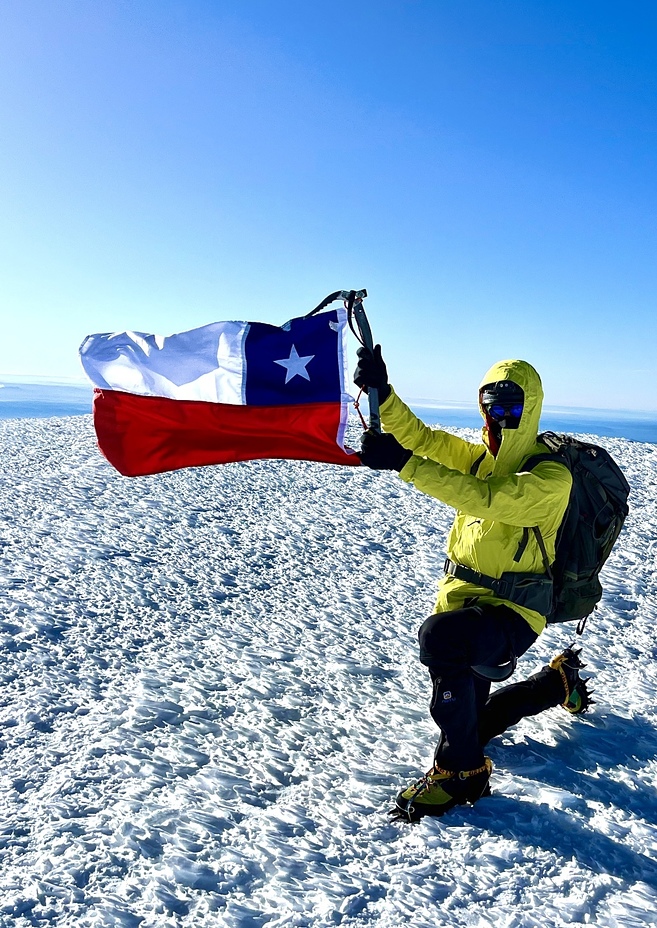 Cumbre volcán Lanin, Lanín