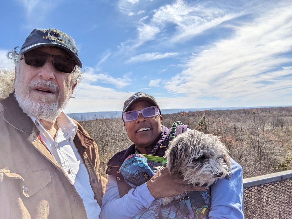 Nina loves being the highest Dog in Pa!!, Negro Mountain