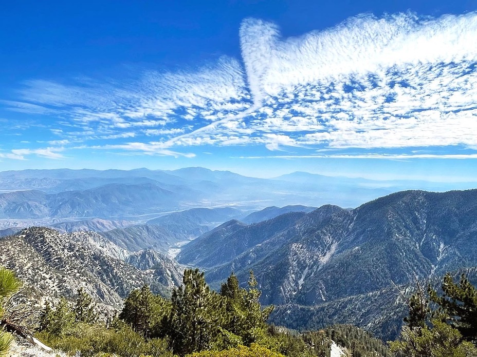 View from Telegraph Peak, Telegraph Peak (California)