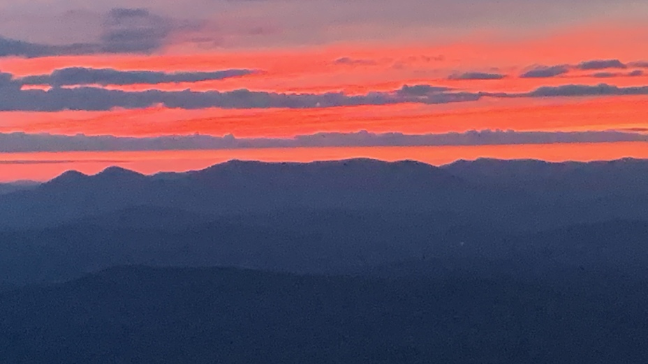 Sun set, Goose Eye Mountain