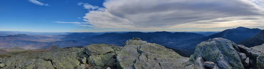 Panorama from peak of Mount Madison 11/2022