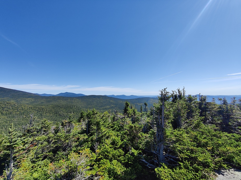 into the distance from peak of Mount Isolation 9/2022