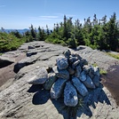 Cairn on peak of Mount Isolation 9/2022